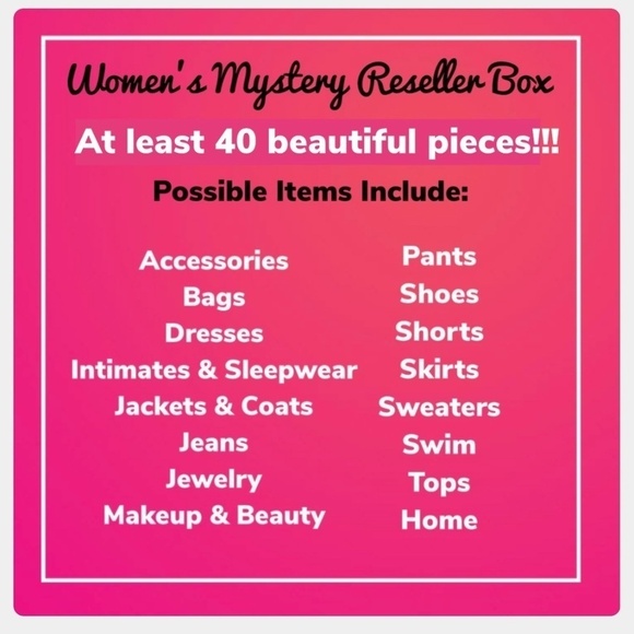 5 Star Rated Women's Reseller Mystery Box 40 Items - Picture 2 of 12